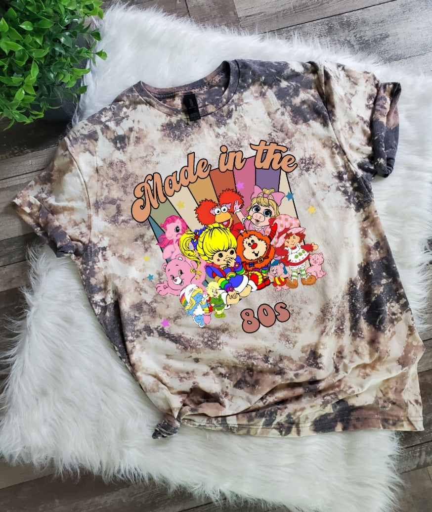 80's Cartoon Bleached Tee